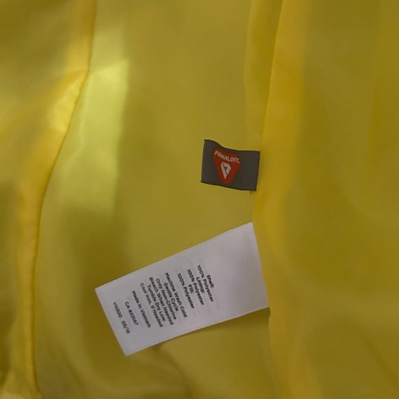 Talbots Quilted Jacket with Yellow Accents - Picture 4 of 5
